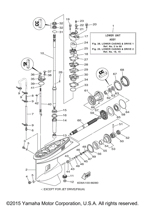 LOWER CASING DRIVE 1