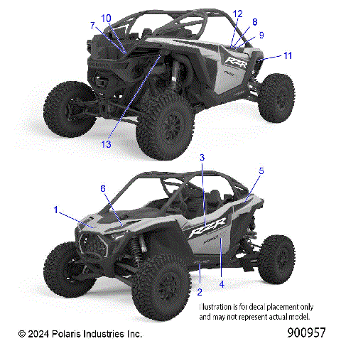 BODY, DECALS GRAPHIC - Z25RPE2KA4/B4 (900957)