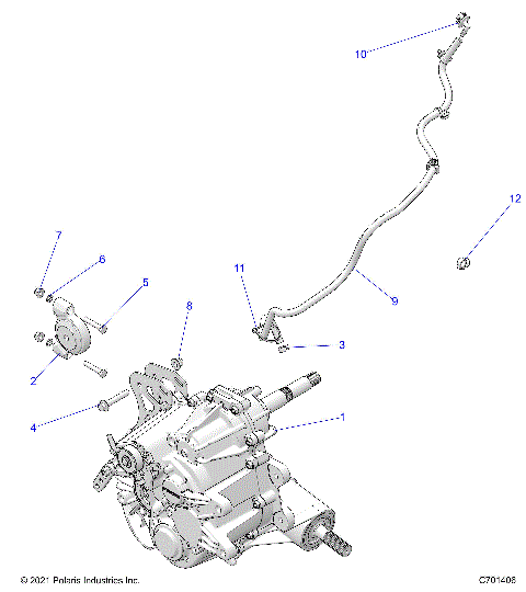 DRIVE TRAIN, MAIN GEARCASE MOUNTING - Z23N4K99A/99B (C700275-2)