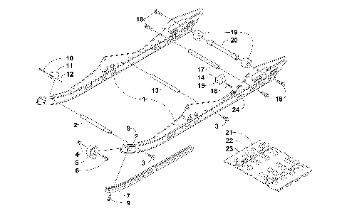 SLIDE RAIL AND TRACK ASSEMBLY [101339]