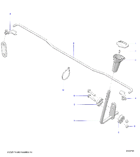 DRIVE TRAIN, GEAR SELECTOR - A26SJR57AG (C102783)