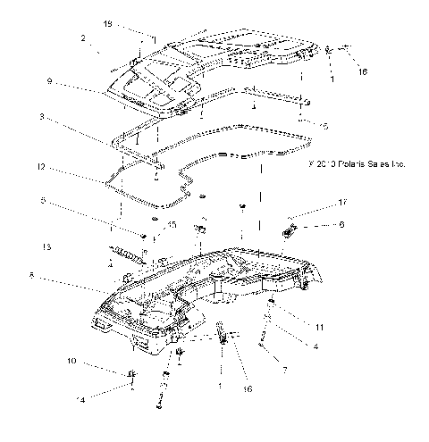 BODY, ASM., BOX, FRONT - A11DH50AX/AZ (49ATVRACKMTG11SP500)