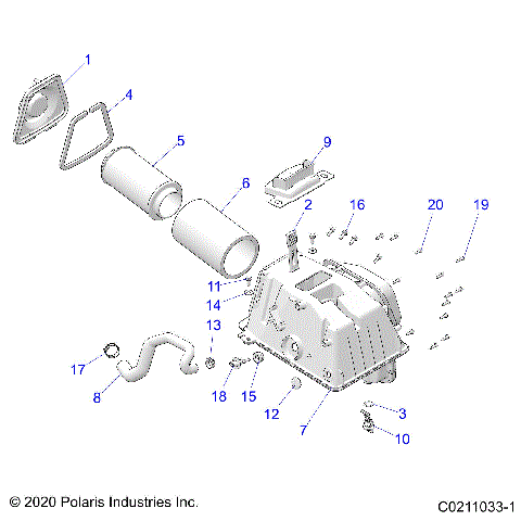ENGINE, AIR INTAKE - A26SGE95AB (C0211033-1)
