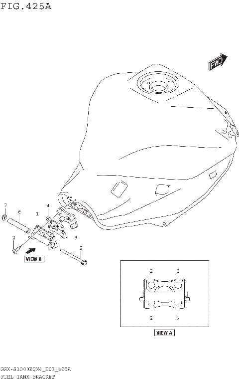 FUEL TANK BRACKET (GSX-S1000RQM4 E03)