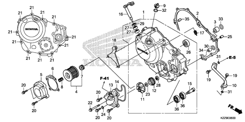 RIGHT CRANKCASE COVER