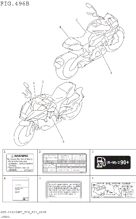 LABEL (GSX-S1000SRQM5_E33)