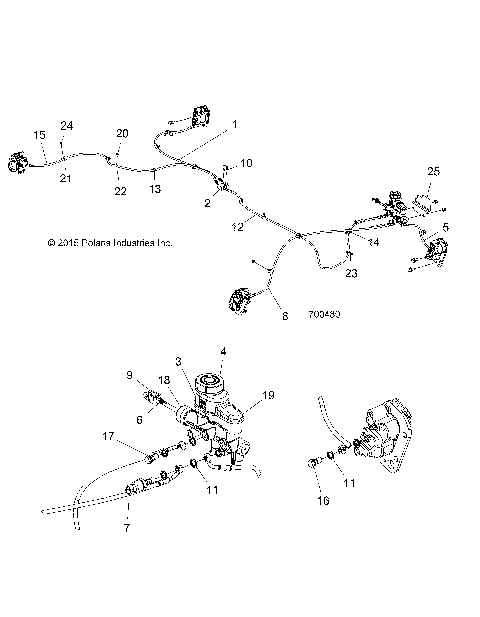 BRAKES, LINES and MASTER CYLINDER - R17RCA57A1/B1/A4/B4 (700480)