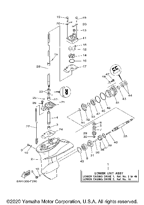 LOWER CASING DRIVE 1