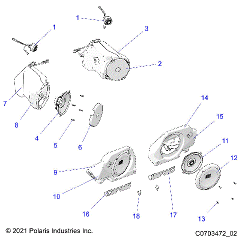ELECTRICAL, AUDIO, SPEAKERS - Z21R4D92BB/BK (C0703472-02)