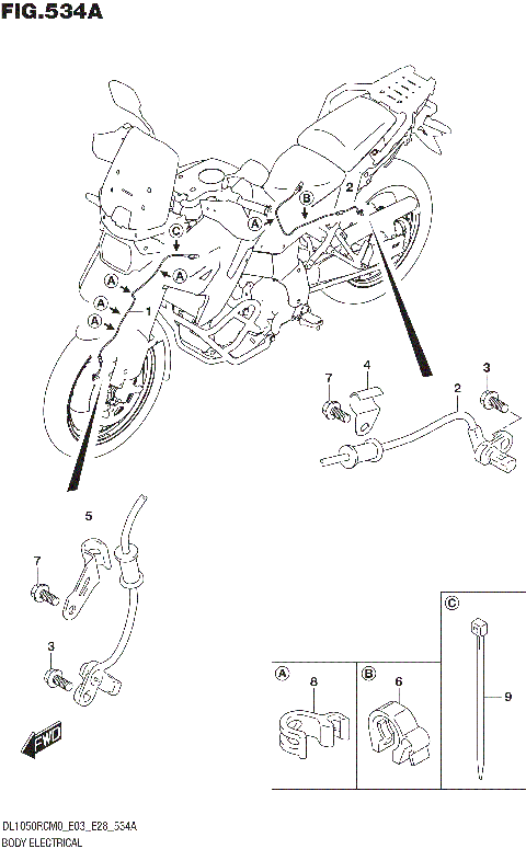 BODY ELECTRICAL (DL1050RQ)