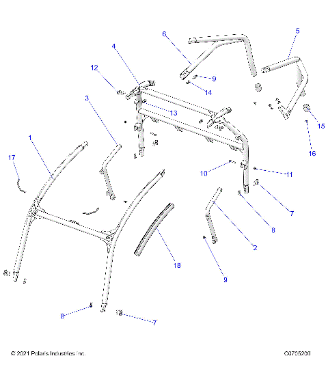 CHASSIS, CAB FRAME - Z23ASE99F4/S99C4/E4/F4 (C0705200)