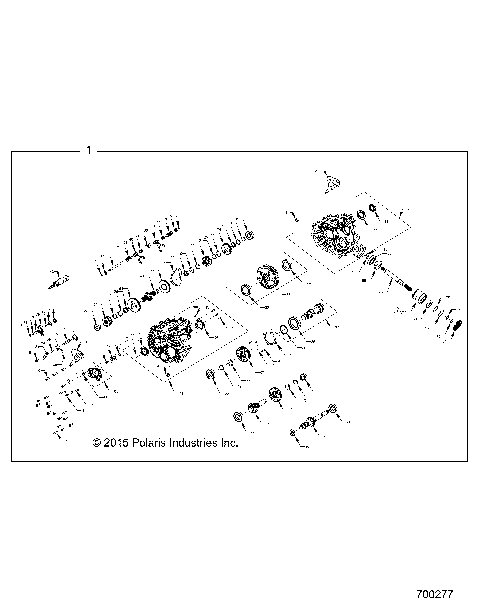 DRIVE TRAIN, MAIN GEARCASE INTERNALS - Z16VDM99AM (700277)