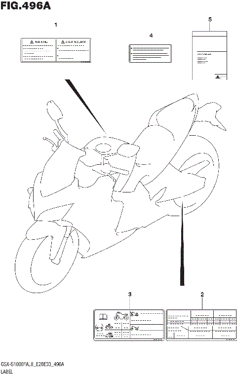 LABEL (GSX-S1000FAL8 E28)