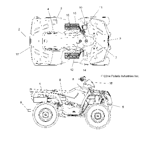 BODY, DECALS - A15SEA32AA/AH (49ATVDECAL15SPETX)