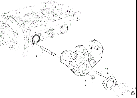 EXHAUST GAS MANIFOLD / ACCESSORIES [303110]