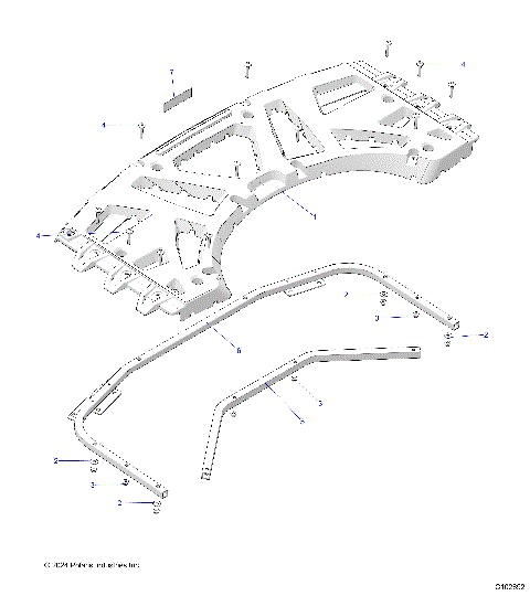 BODY, REAR RACK - A26SXM95AR (C102692)