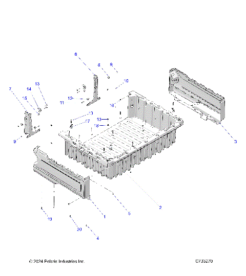 BODY, BOX ASM. - R25MAA5AJ1 (C733270)
