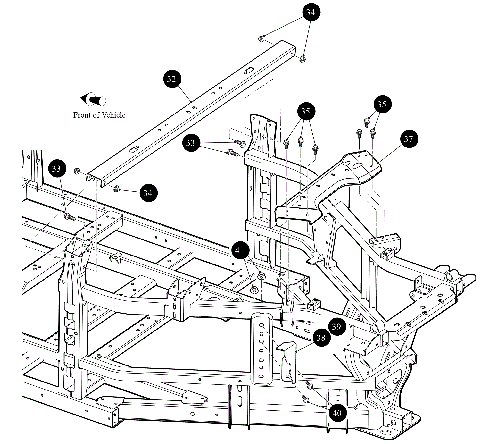 FRAME - REAR [302417]
