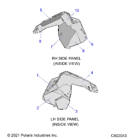 BODY, SIDE PANEL FOAM/FABRIC - S23TGG8MS/TGY8MS ALL OPTIONS (C602043)