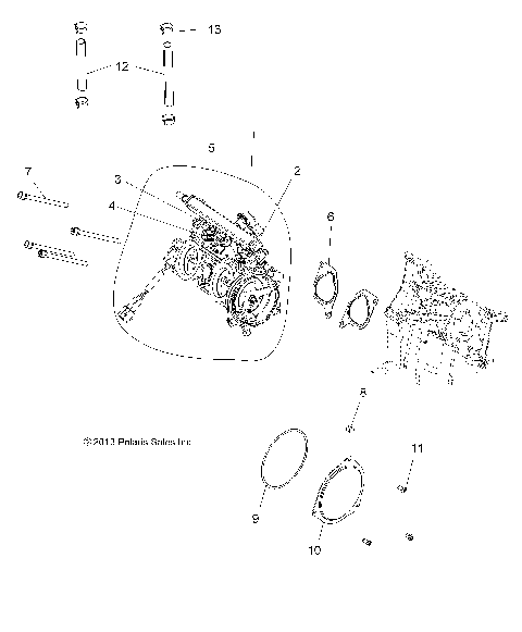 ENGINE, THROTTLE BODY - A15SVA85HD (49ATVTHROTTLEBODY14SPXP850)