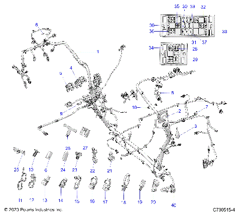 ELECTRICAL, HARNESS-CHASSIS - G24G2K99A/99B (C730515-4)