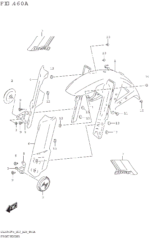 FRONT FENDER (DL1050RJ)
