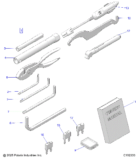 REFERENCE, OWNERS MANUAL AND TOOL KIT - Z25ASE99F5/C5/E5 (C102330)