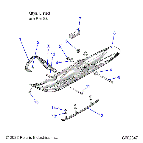 STEERING, SKI ASM. - S23TLF9FS (C602347)