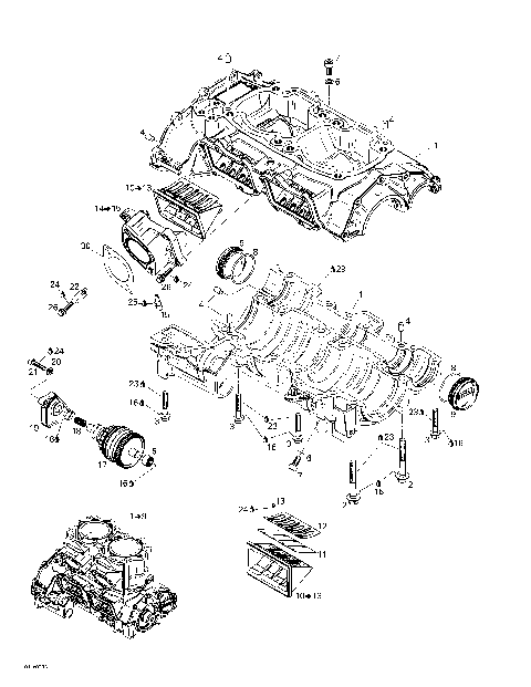 01- Crankcase And Reed Valve