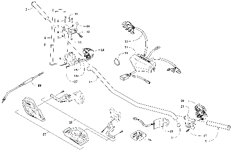 HANDLEBAR AND CONTROLS [106188]