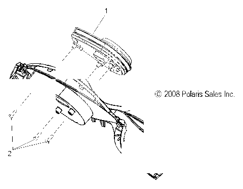 ELECTRICAL, MULTI FUNCTION GAUGE - S12PP7FSL (49SNOWGAUGE09600TRG)