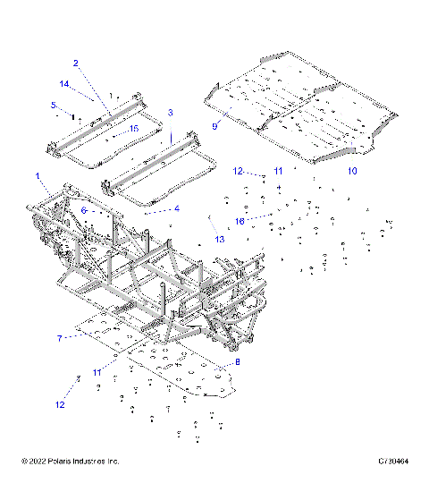 CHASSIS, FRAME  - R23M4A57B1/EB4/B9 (C730464)