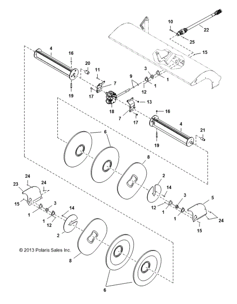 ANGLE BROOM, BRUSHES AND HOUSING