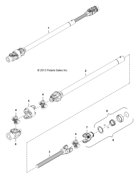 ANGLE BROOM, DRIVE SHAFT