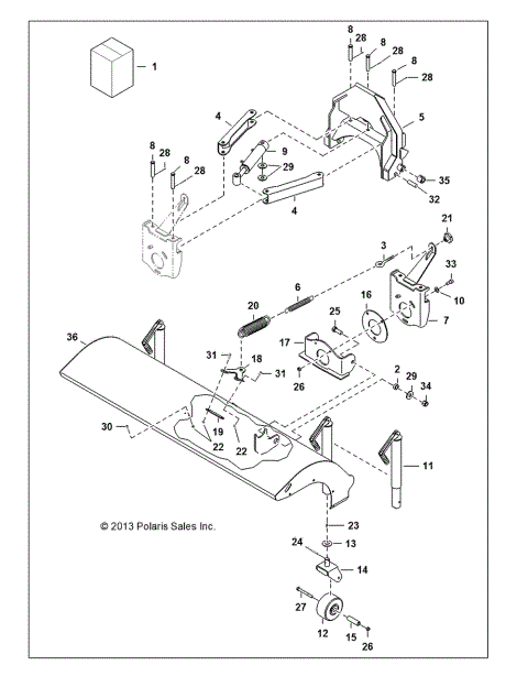 ANGLE BROOM, MAIN FRAME