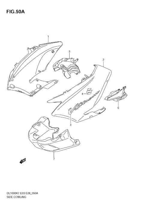 SIDE COWLING (MODEL K9)