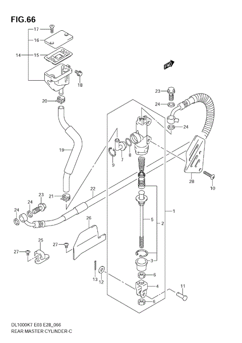 REAR MASTER CYLINDER
