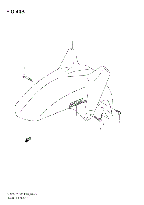 FRONT FENDER (MODEL K9)