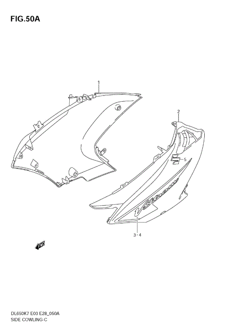 SIDE COWLING (MODEL K8)