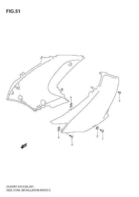 SIDE COWLING INSTALLATION PARTS