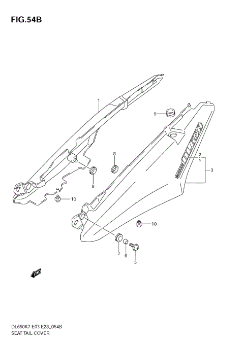 SEAT TAIL COVER (MODEL K9)