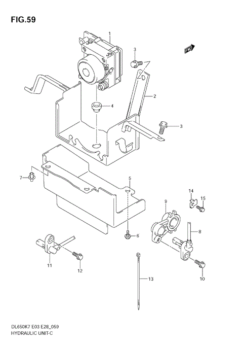 HYDRAULIC UNIT (DL650AK7/AK8/AK9)