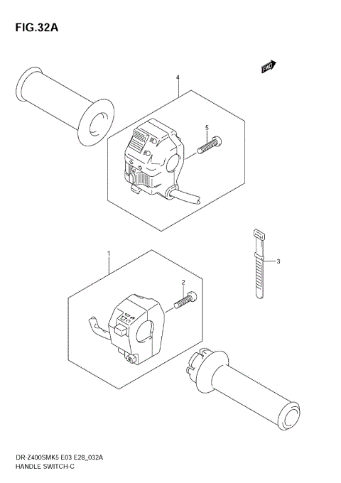 HANDLE SWITCH (MODEL K7/K8/K9)