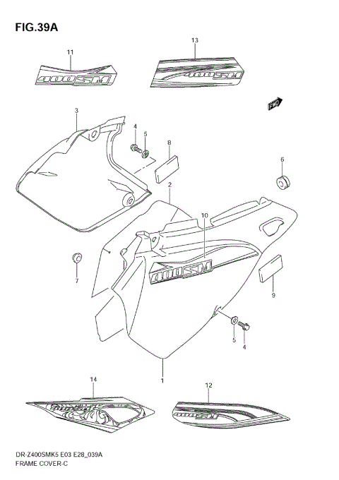 FRAME COVER (MODEL K7/K8)