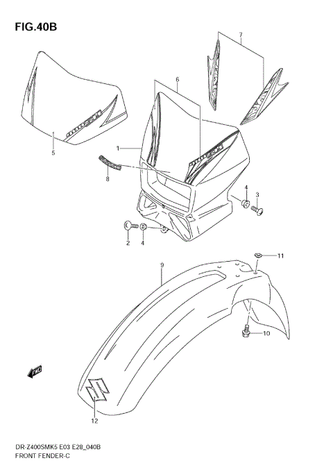 FRONT FENDER (MODEL K7/K8)