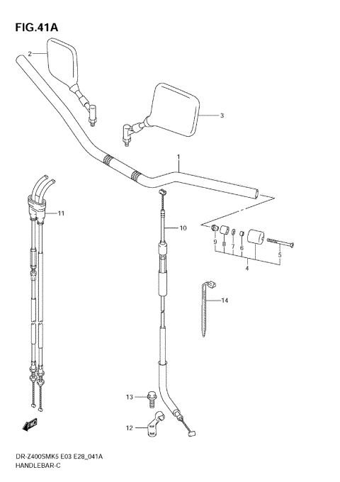 HANDLEBAR (MODEL K7/K8/K9)