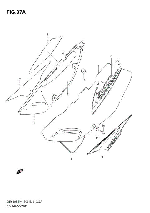 FRAME COVER (MODEL K8/K9)