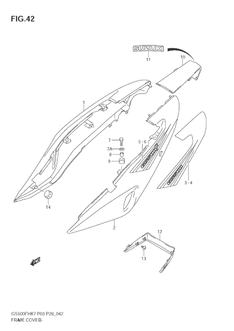 FRAME COVER (MODEL K7)