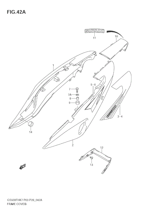FRAME COVER (MODEL K8)