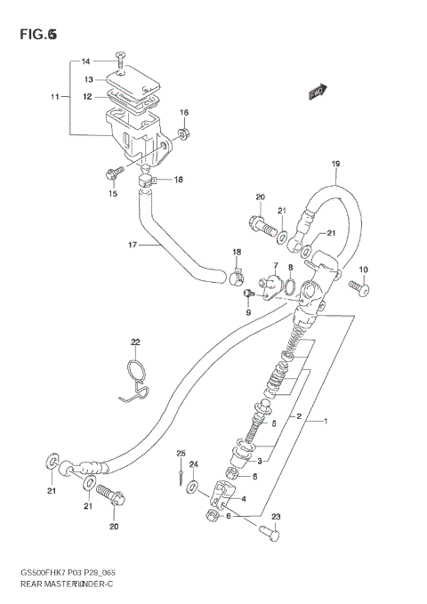 REAR MASTER CYLINDER